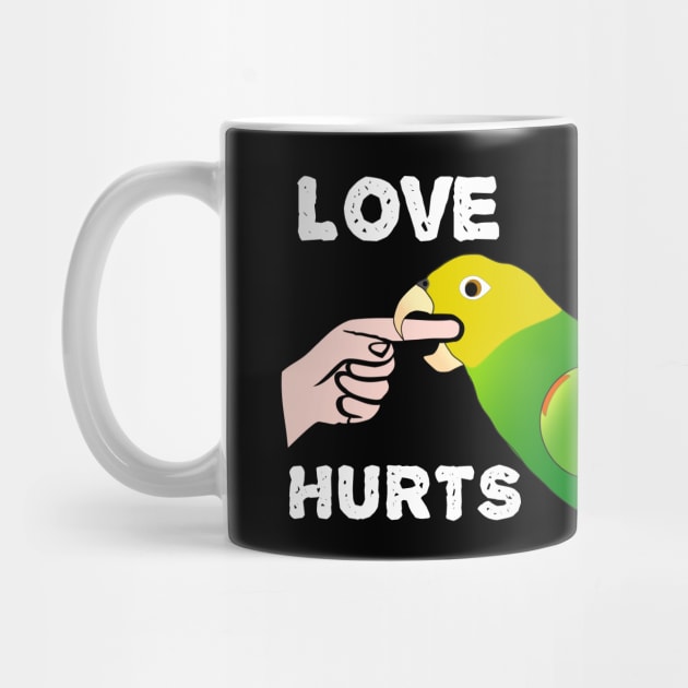 Love Hurts Double Yellow Headed Amazon Parrot by Einstein Parrot